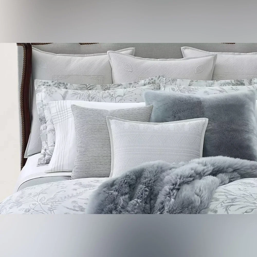 $215 NEW RALPH LAUREN HOME THROW PILLOW WOVEN ON BOTH SIDES 15 X 20 BED SOFA…